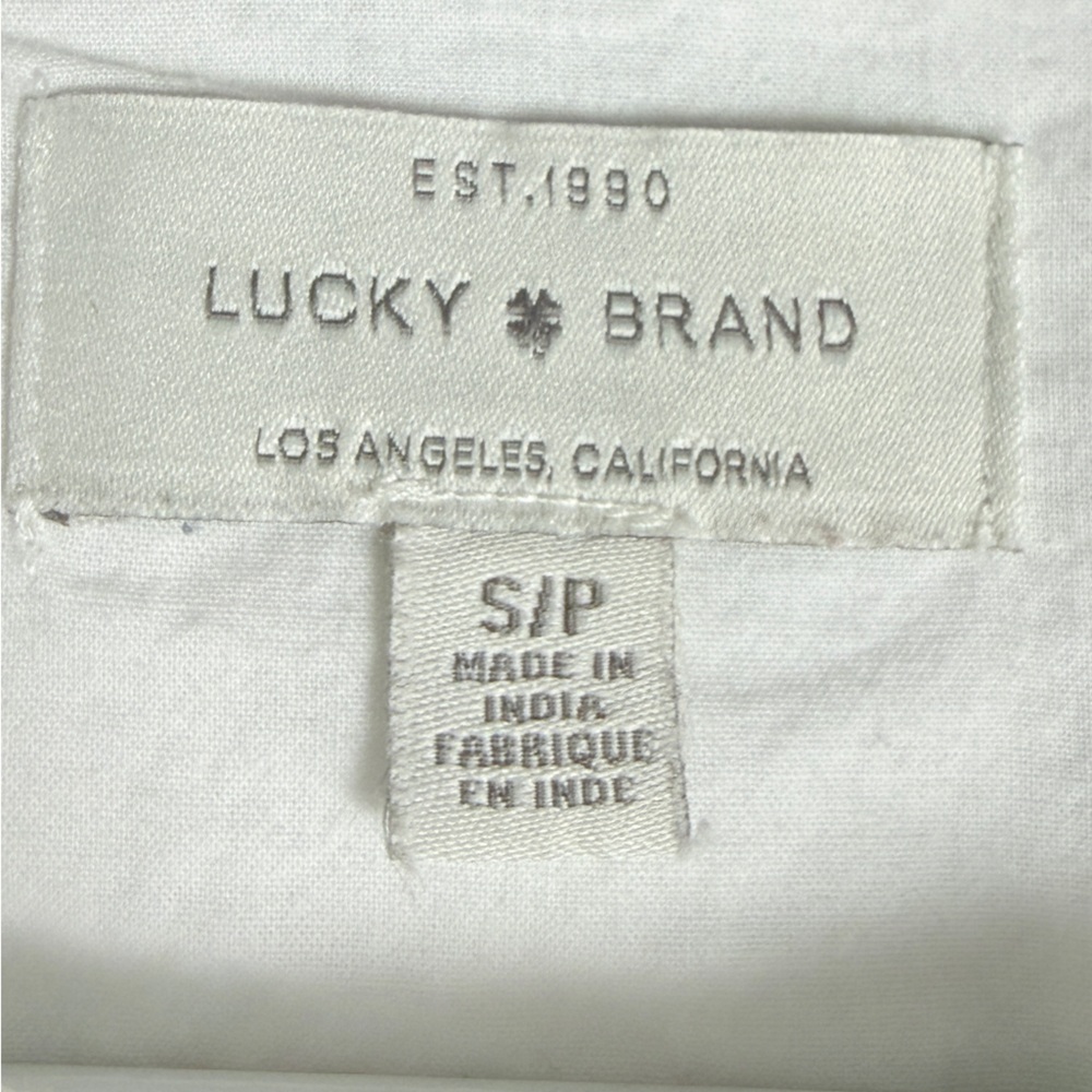 Lucky Brand Embroidered Cotton Top - Picture 4 of 8
